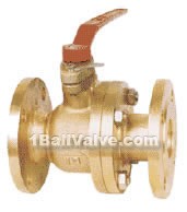 Q41T flange copper ball valves