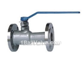 High temperature integrated ball valves