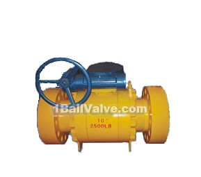 Long distance pipe high pressure forged steel ball valves