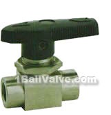 Q11SAF-64 inner thread forged steel meter ball valves