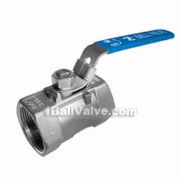 Inner thread single-plate ball valves