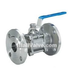 Three-plate flange ball valves