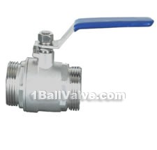 Two-plate external thread ball valve(pic1)