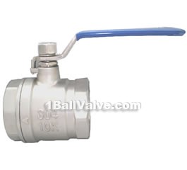 Two-plate inner-thread drawing down ball valves