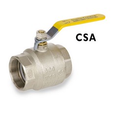 300 WOG / Psi > Full Port > CSA > Screwed Nickel Plated Ball Valve