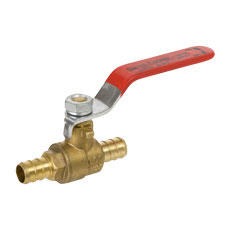 300 WOG / Psi > Full Port > Pex Ends > Brass Ball Valve